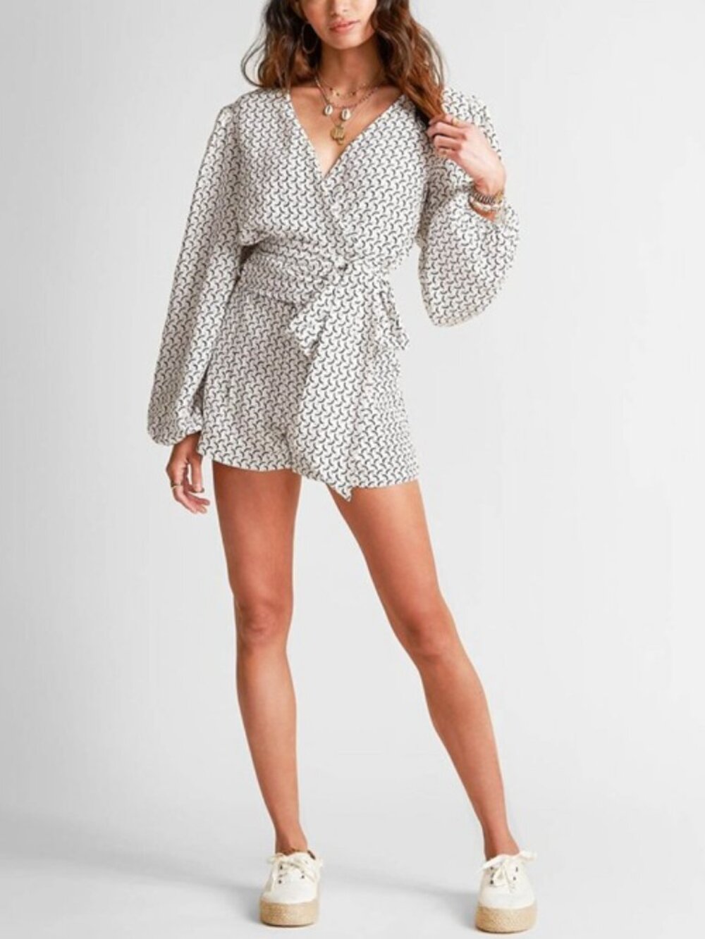 Billabong x Sincerely Jules Wrapped In Love top and Hard To Tell shorts set